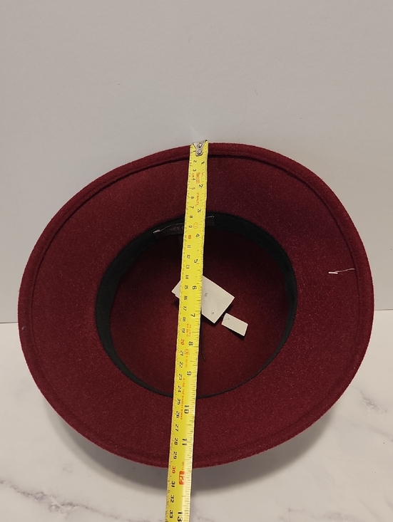Vince Camuto Brand New Elegant Wine  Burgundy Hat with Gold Accent main image 6